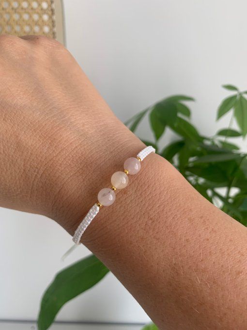 Bracelet pierre naturelle quartz
