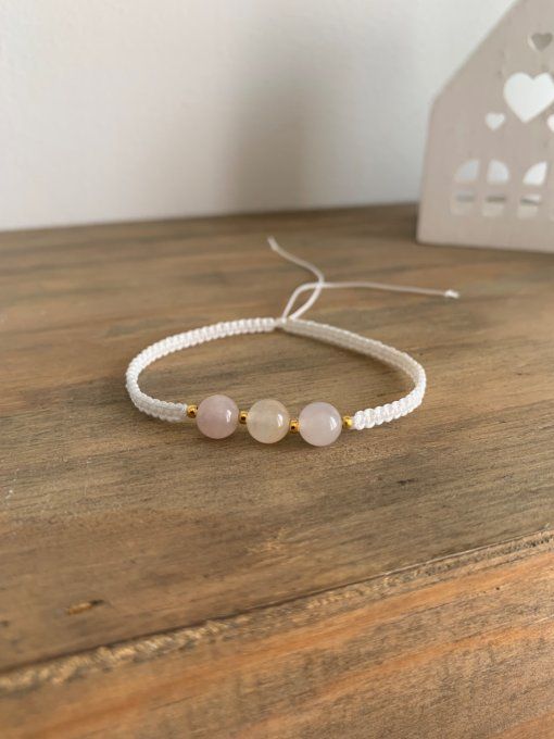 Bracelet pierre naturelle quartz