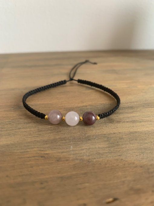 Bracelet pierre naturelle quartz
