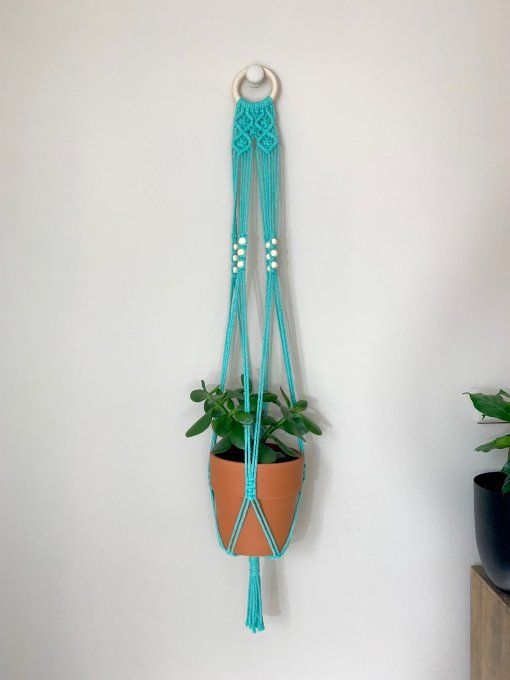 Porte-plante vert menthe