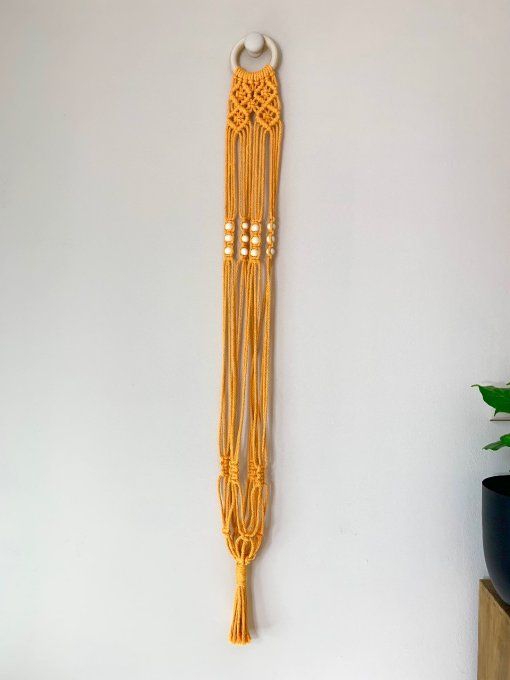 Porte-plante jaune