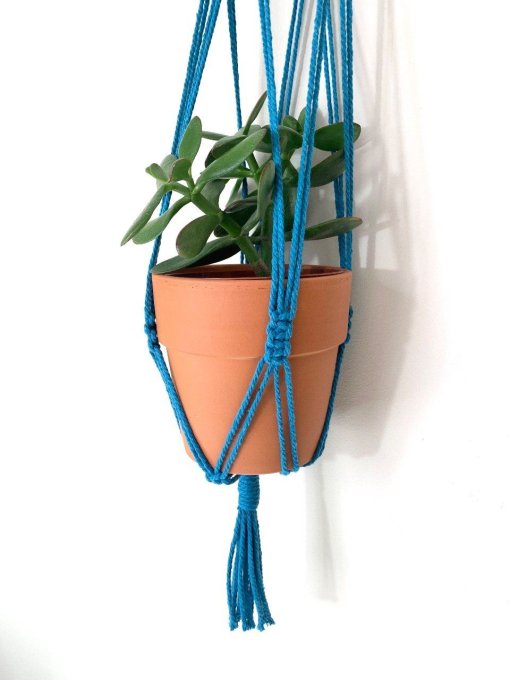 Porte-plante bleu azul 