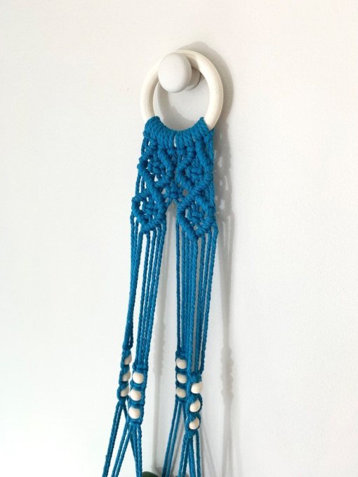 Porte-plante bleu azul 