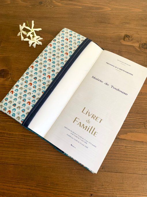 Protège livret de famille "lapins" 
