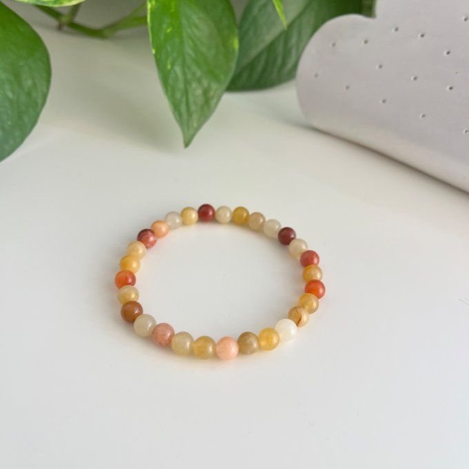 Bracelet en jade,  pierre naturelle 