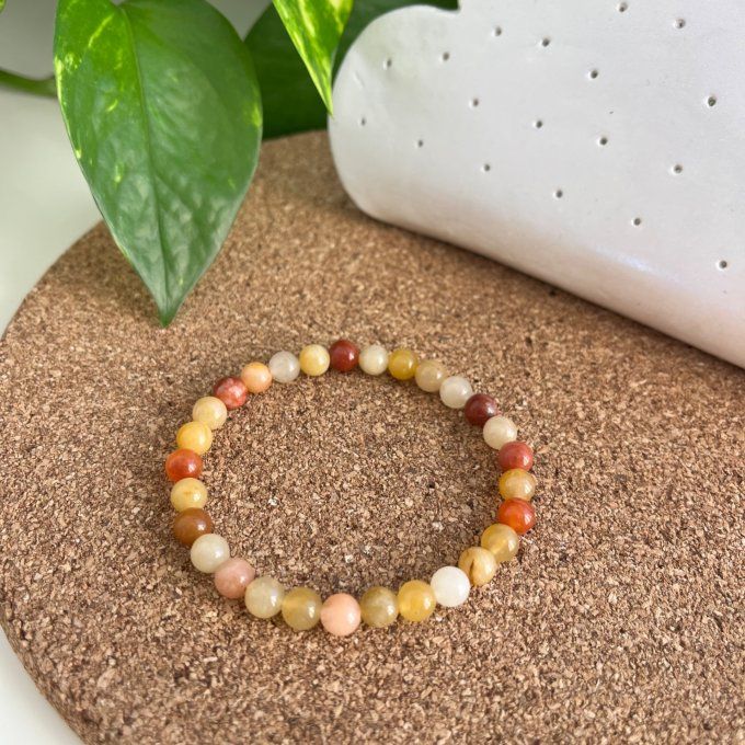 Bracelet en jade,  pierre naturelle 