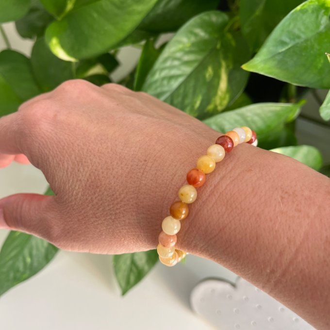 Bracelet en jade,  pierre naturelle 