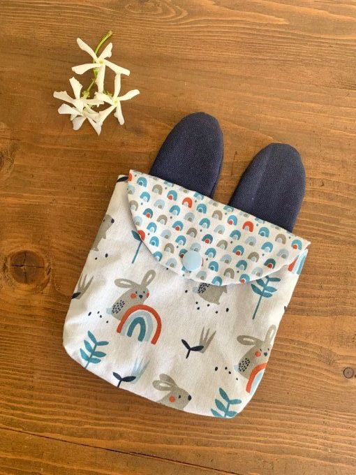 Pochette "lapins dans le jardin"